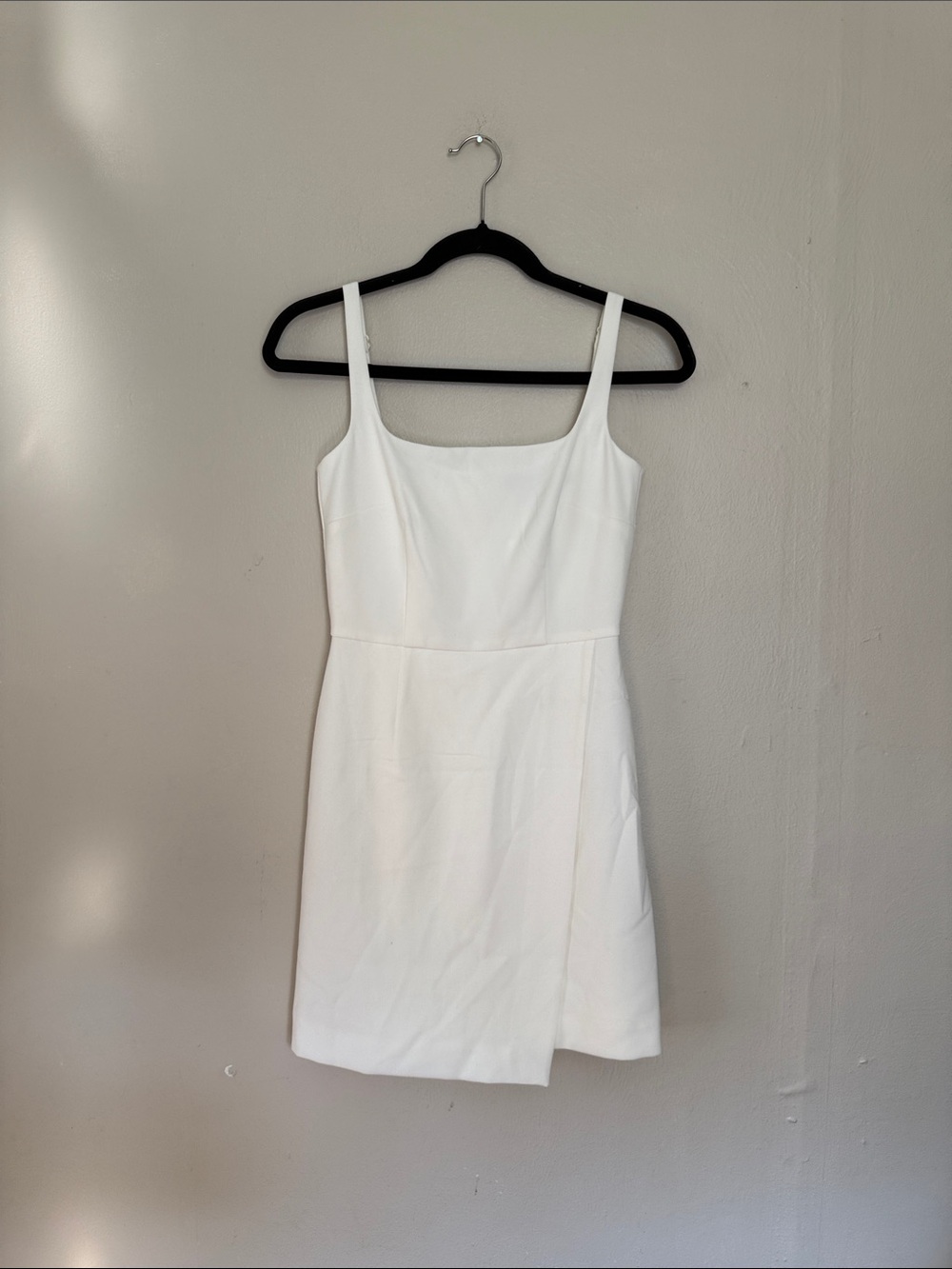 Nwt French Connection Classic White Square-Neck Mini Dress XXS 0